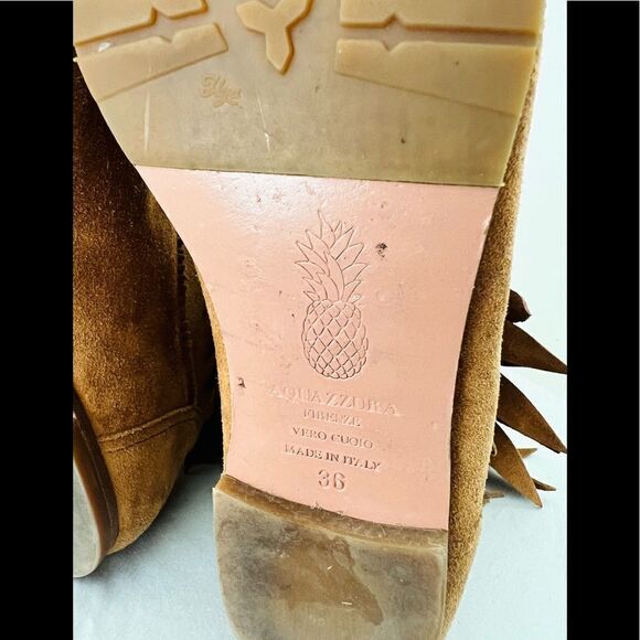 Aquazzura Tiger Lily Booties, Cognac-RETAILS FOR $840!!! Great price! - Picture 9 of 9